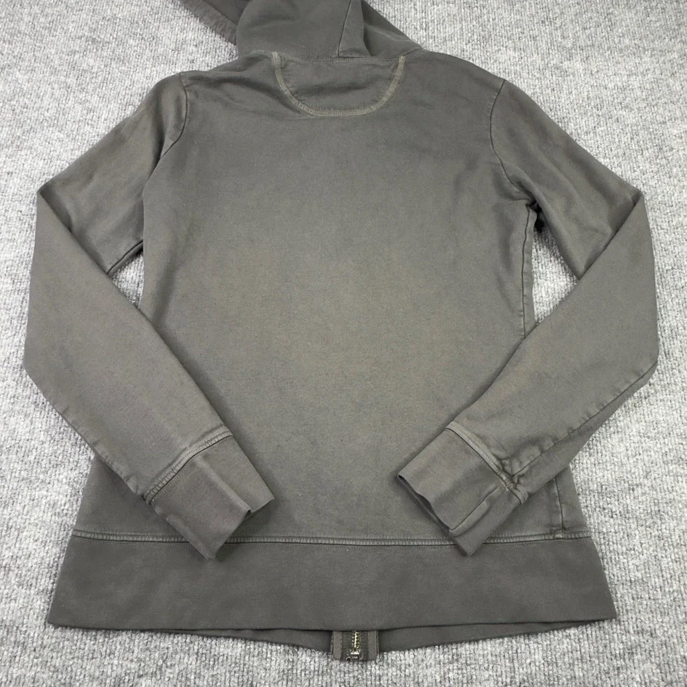 American Giant Hoodie Sweatshirt XS Gray Zip‎ Athleisure Normcore Grunge Workout - Picture 6 of 13